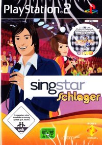 SingStar: Schlager PAL Playstation 2  box art